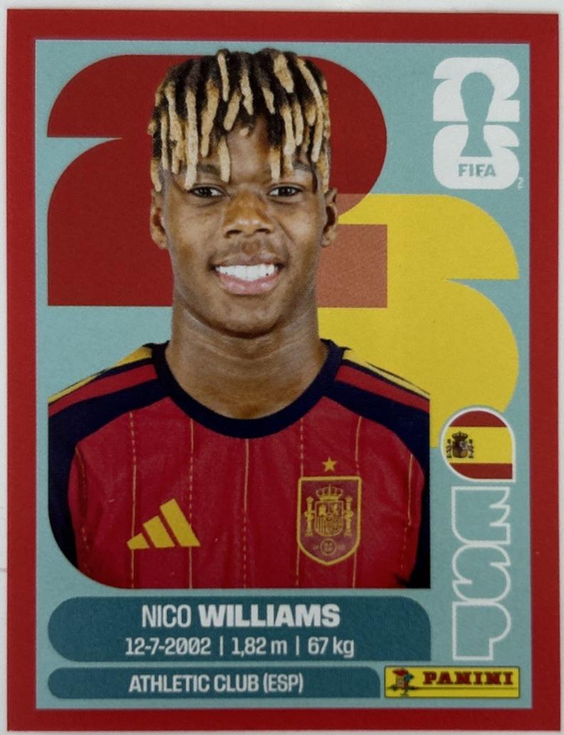Nico Williams [Red] #ESP17