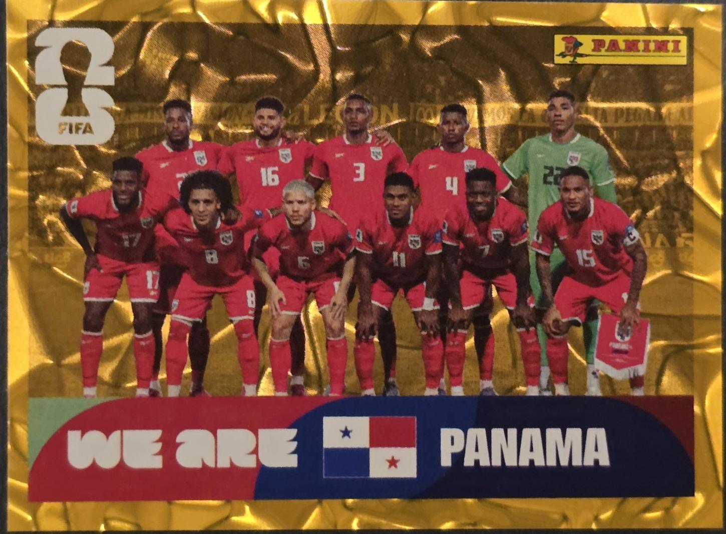 Panama Team [Gold Flood Crumple] #PAN13