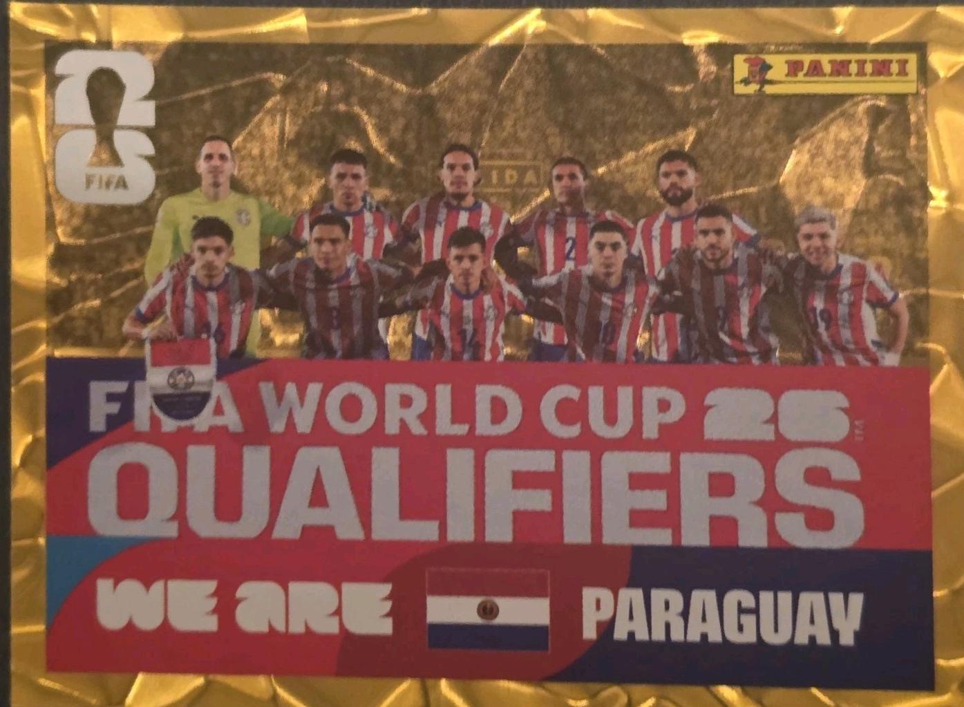 Paraguay Team [Gold Flood Crumple] #PAR13