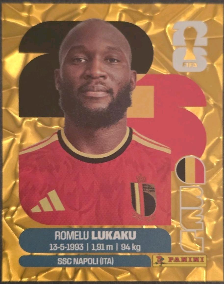 Romelu Lukaku [Gold Flood Crumple] #BEL20