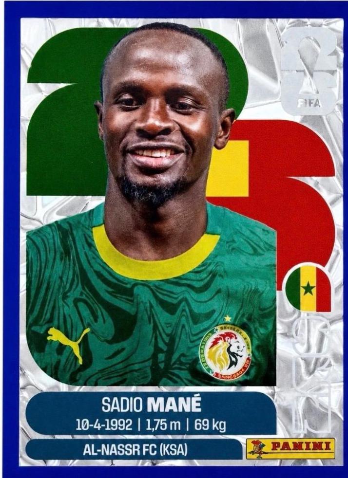 Sadio Mane [Blue Crumple] #SEN15