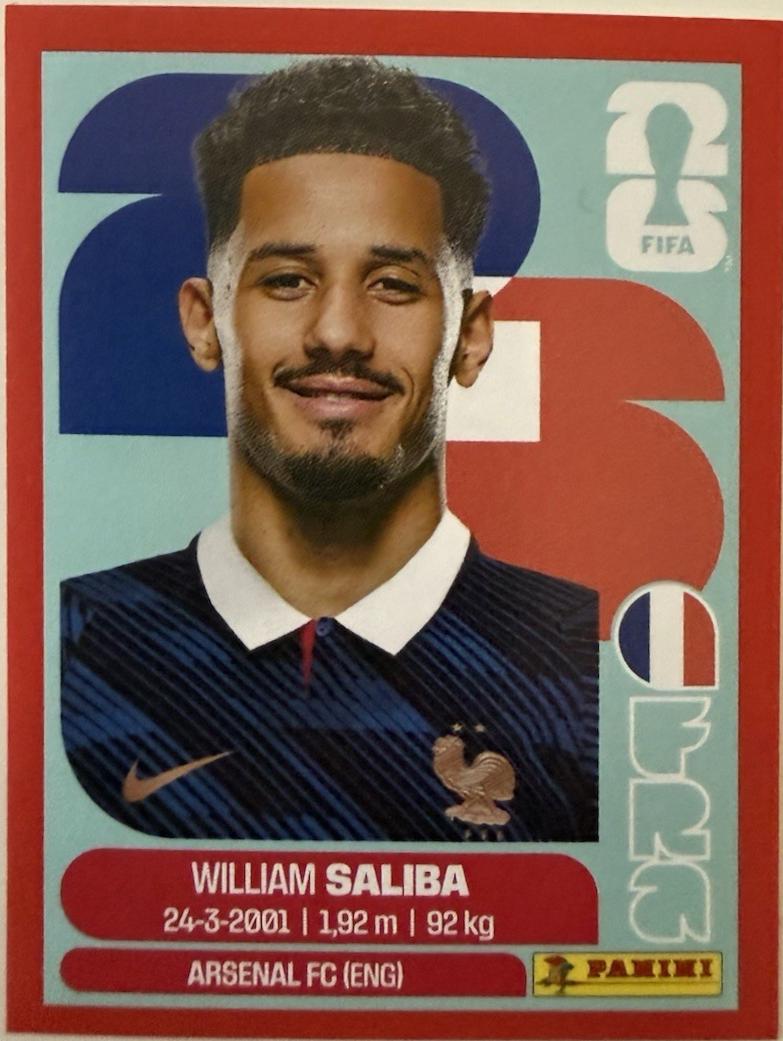 William Saliba [Red] #FRA4