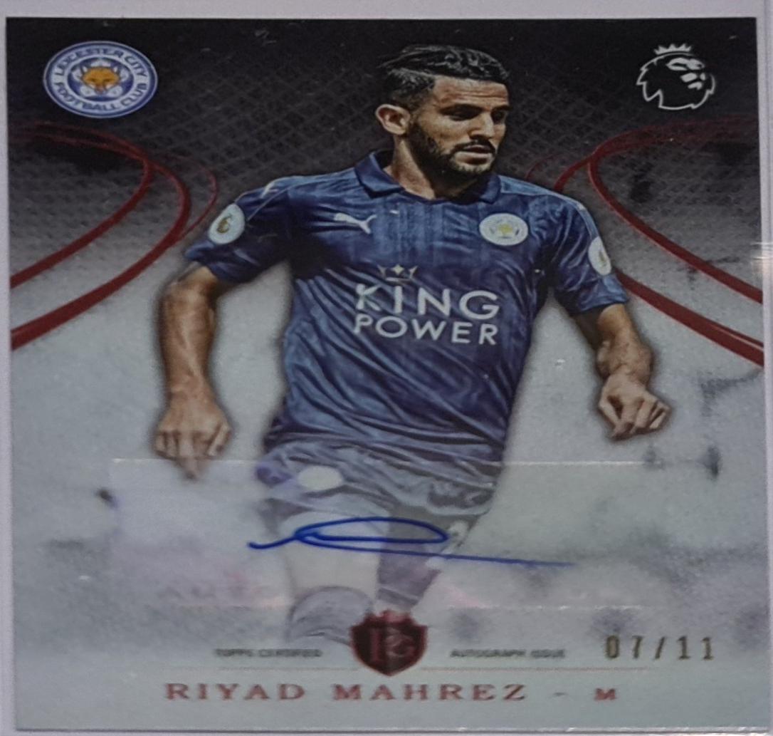 Riyad Mahrez [Autograph Red] #80