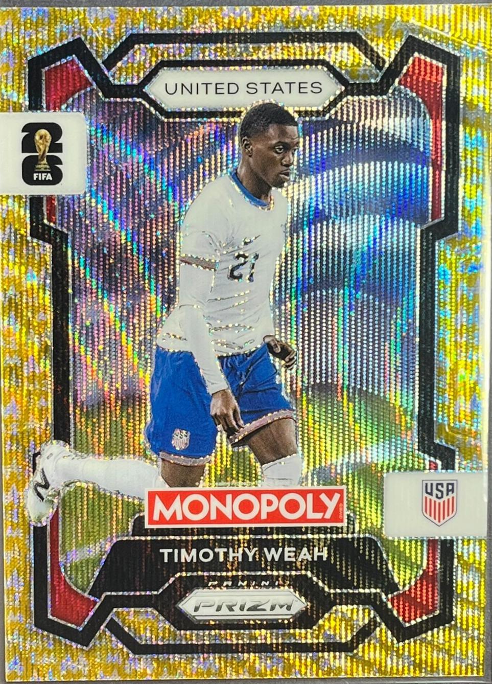 Timothy Weah [Gold Wave Big Money] #71