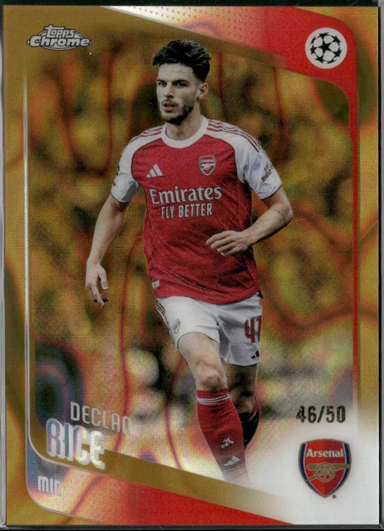 Declan Rice [Gold Lava Refractor] #164