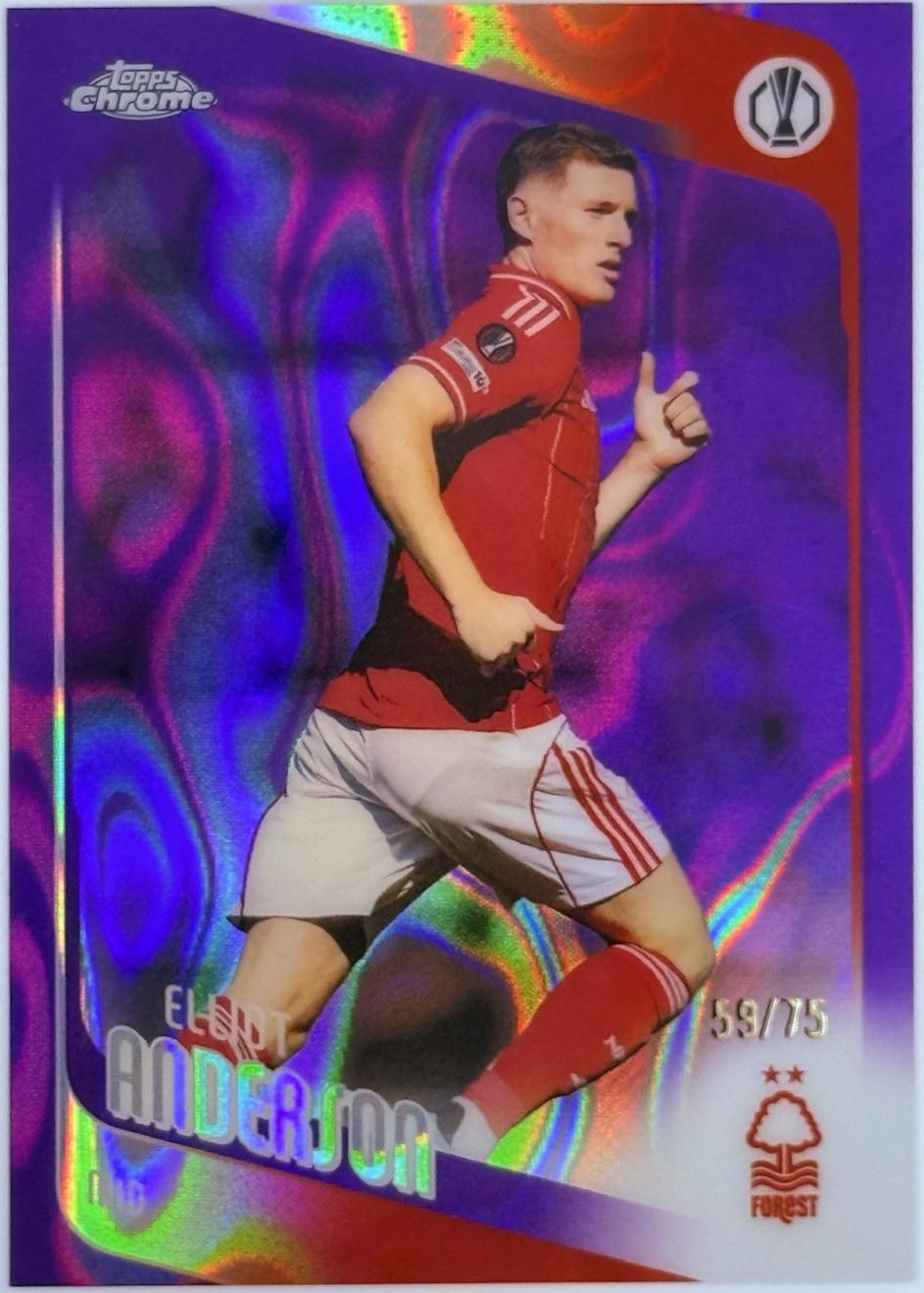 Elliot Anderson [Purple Lava Refractor] #96