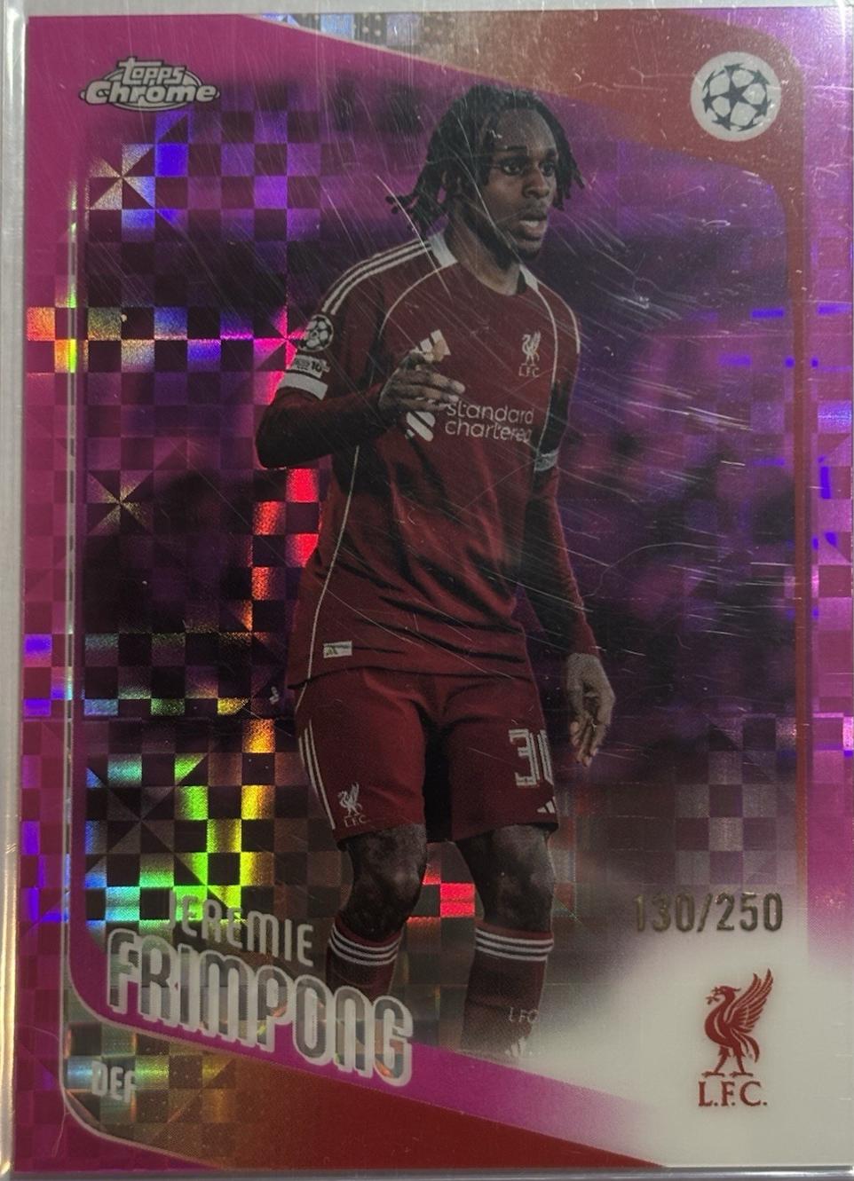 Jeremie Frimpong [Pink X-Fractor] #6