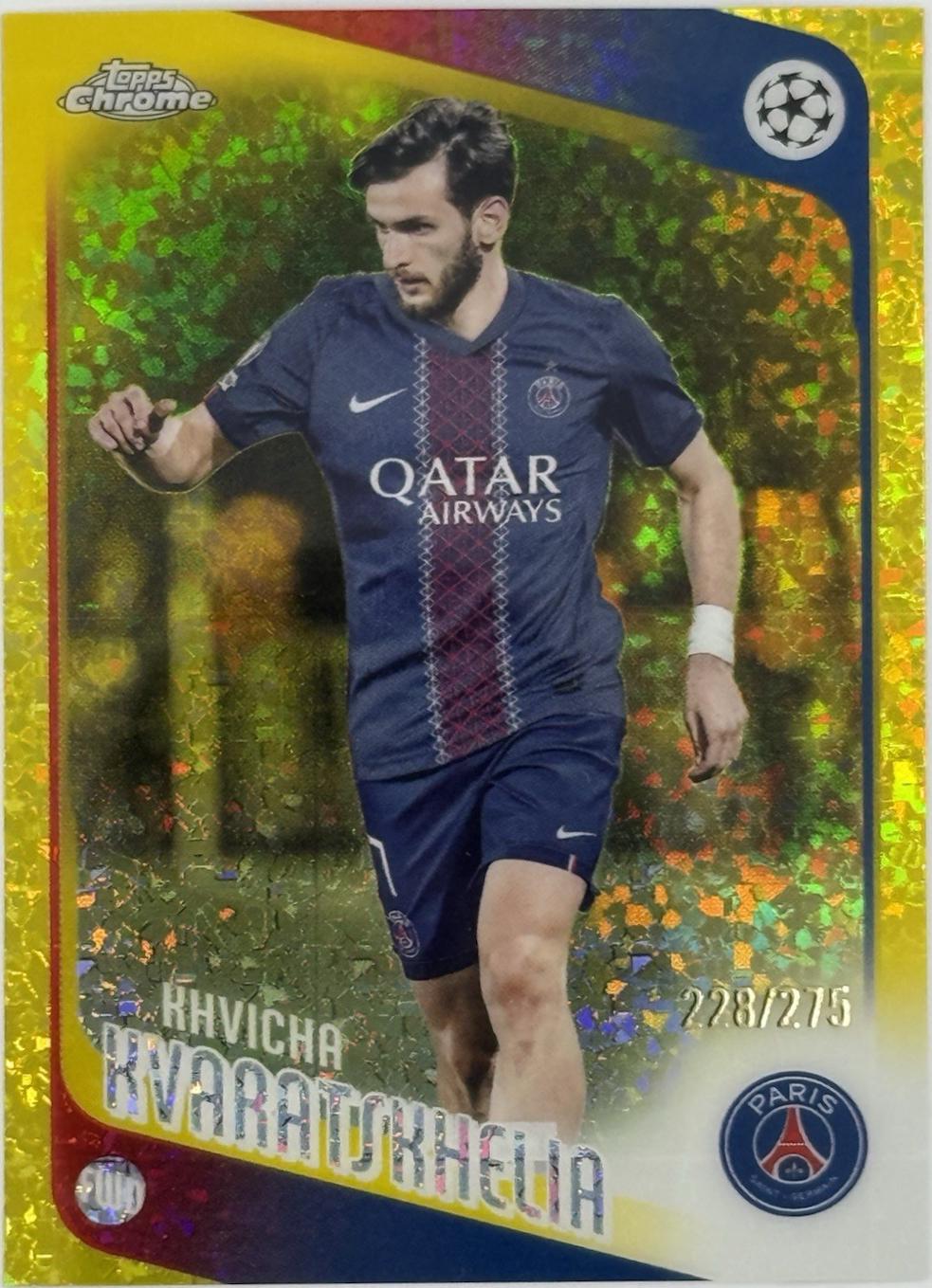 Khvicha Kvaratskhelia [Yellow Mini-Diamonds] #167