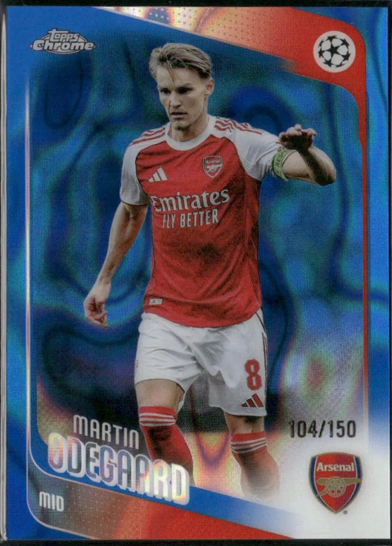 Martin Odegaard [Blue Lava Refractor] #157