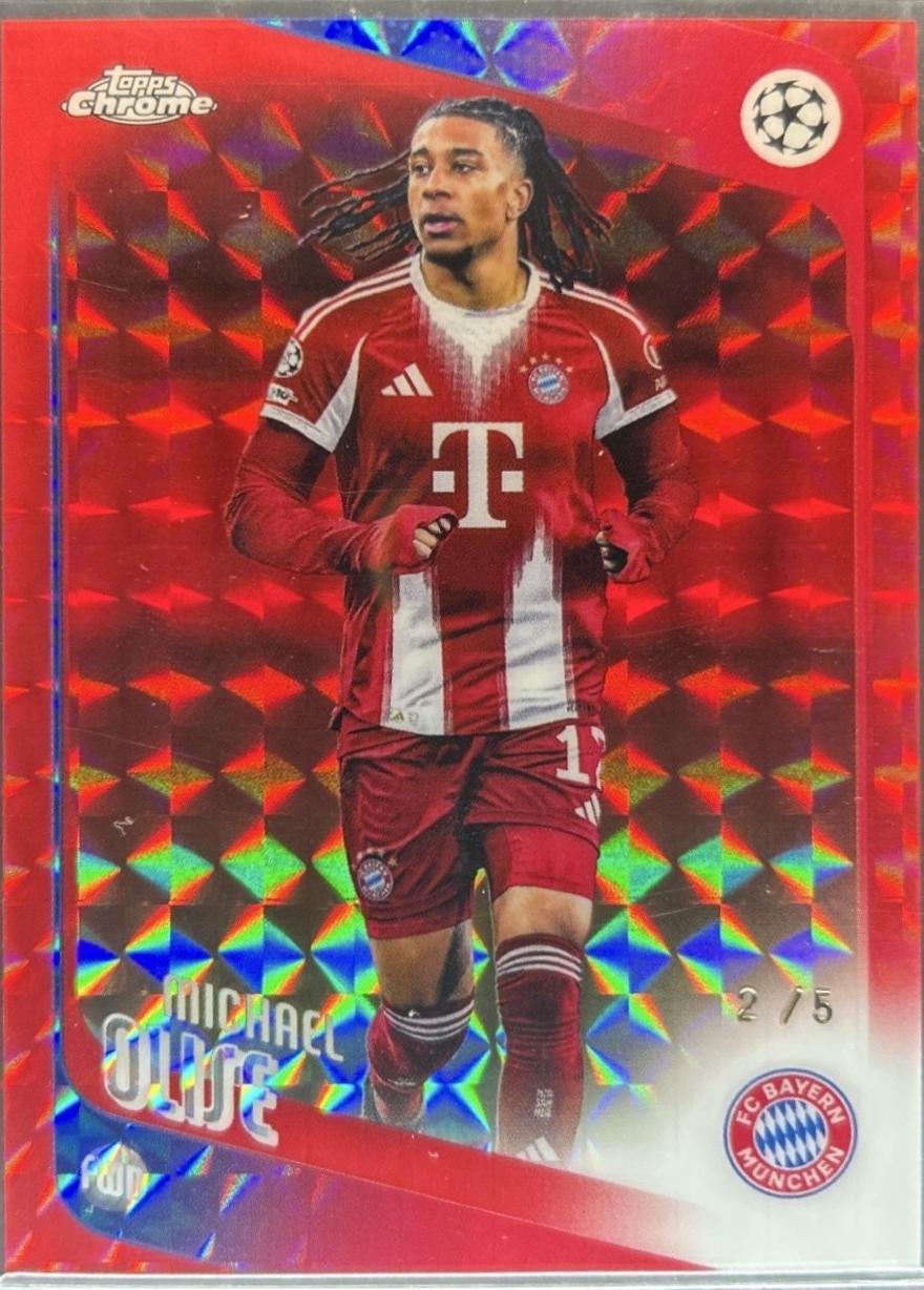 Michael Olise [Red Geometric Refractor] #4