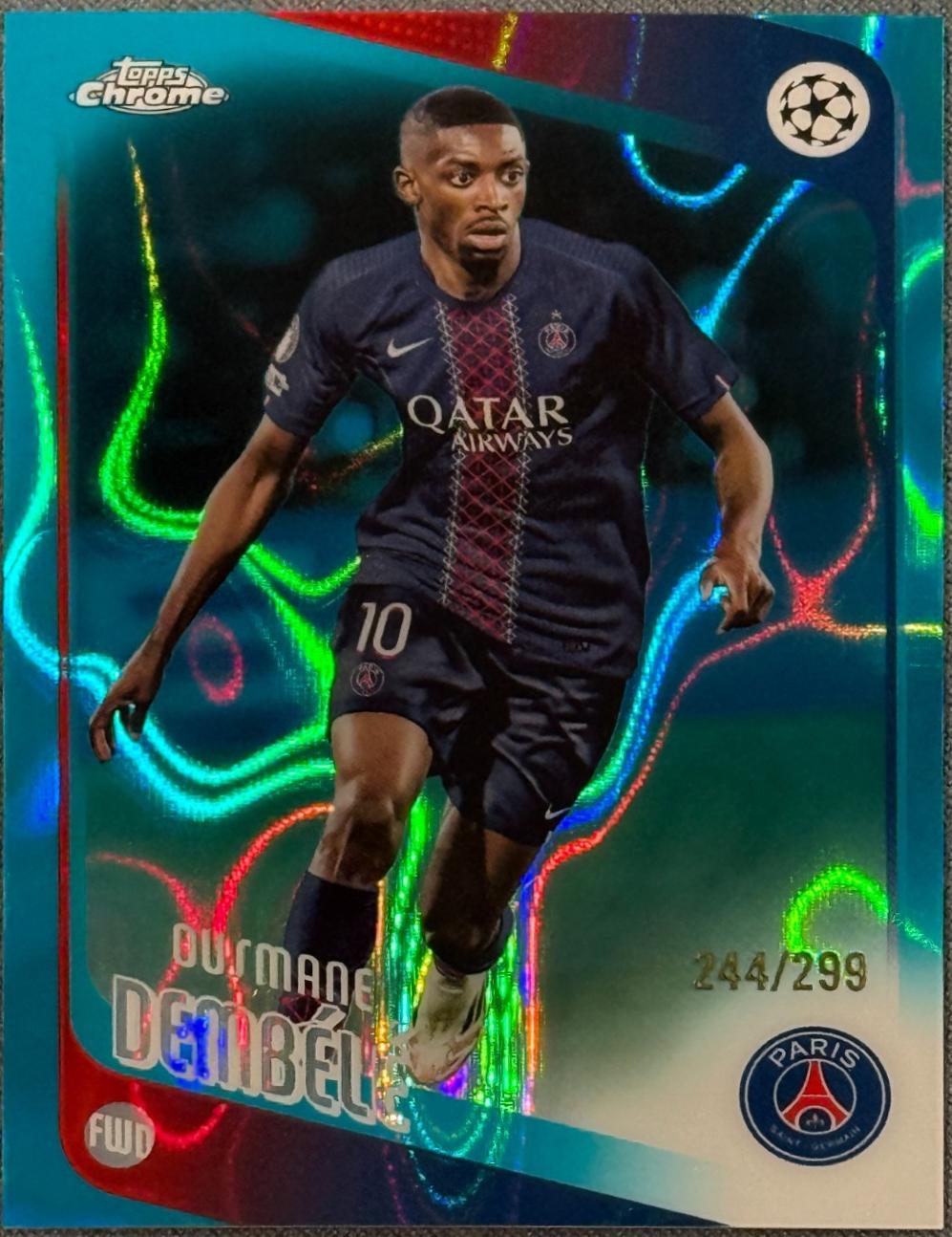 Ousmane Dembele [Teal Refractor] #3