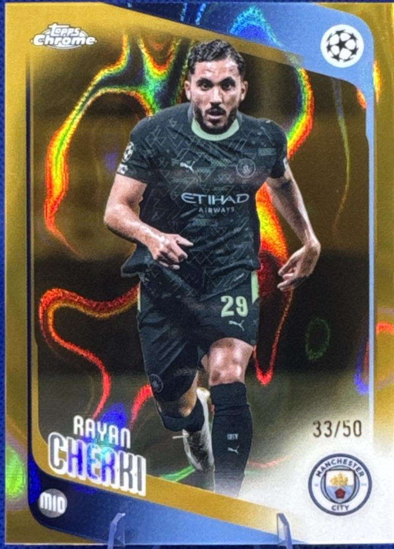 Rayan Cherki [Gold X-Fractor] #1