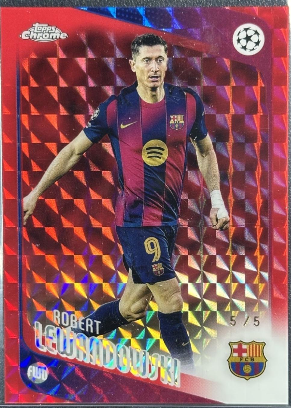 Robert Lewandowski [Red Geometric Refractor] #54