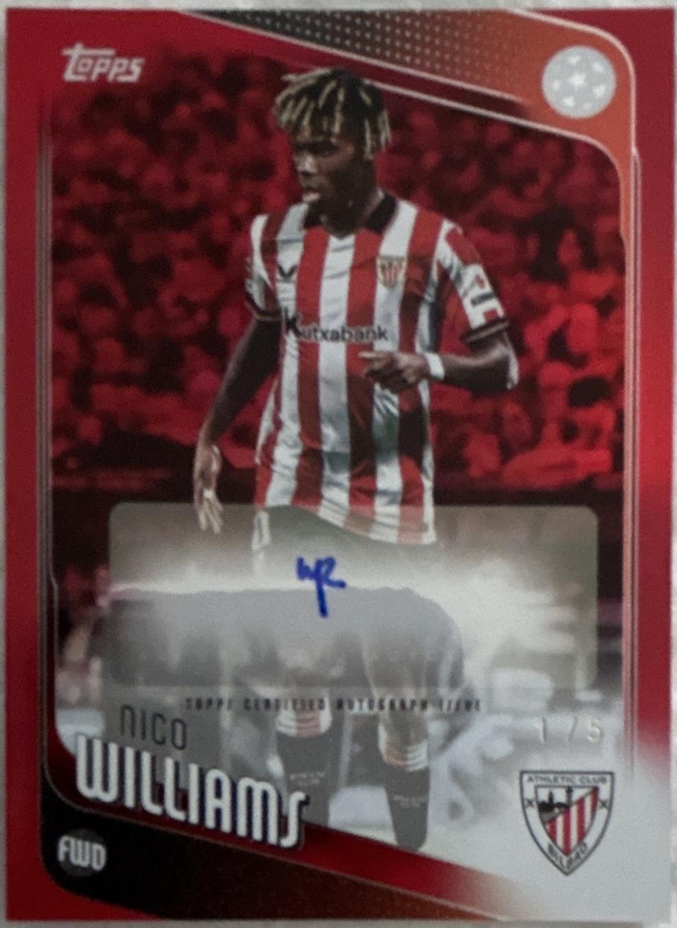 Nico Williams [Red Inferno] #BA-NW