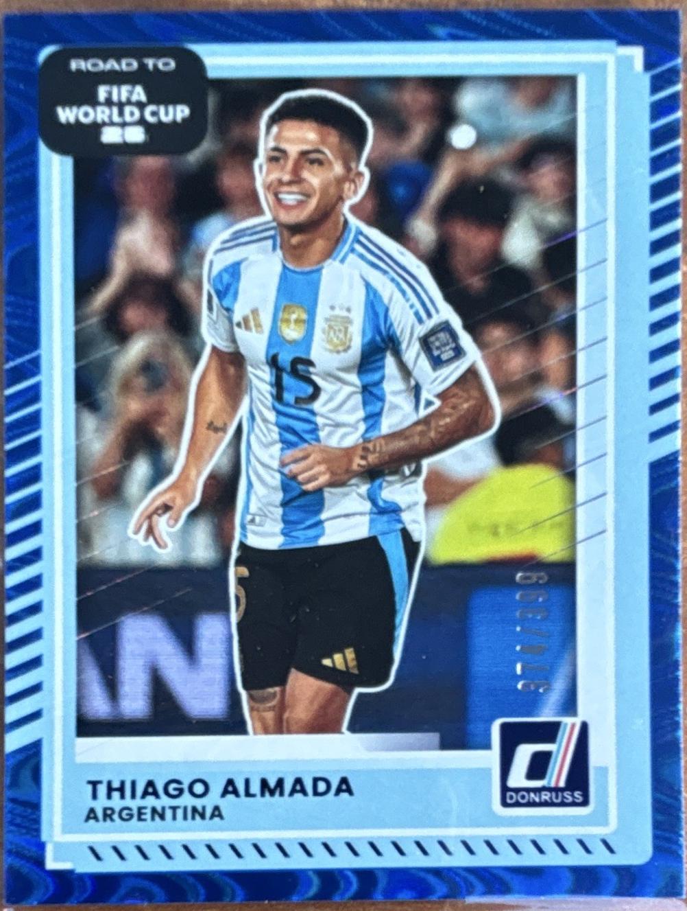 Thiago Almada [Blue Swirl] #155