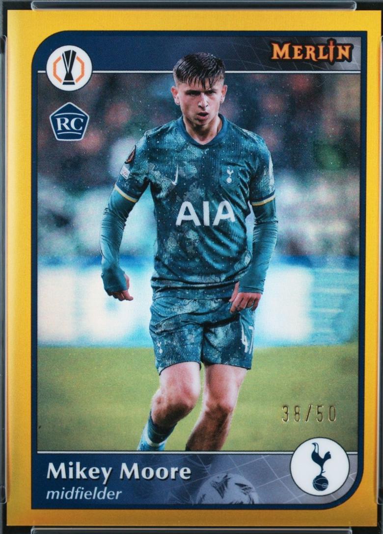Mikey Moore [Gold Rookie Variation] #147