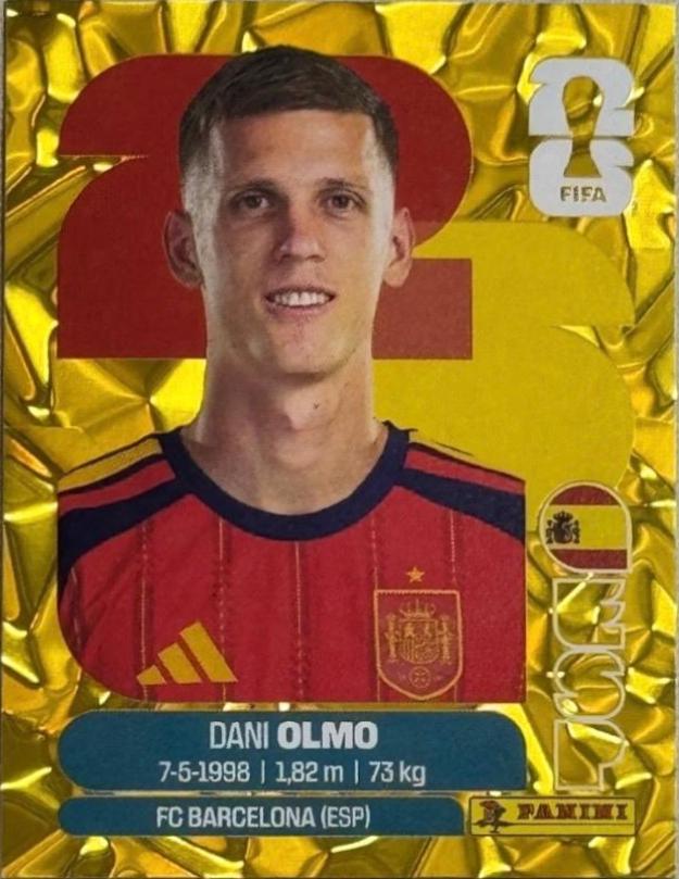 Dani Olmo [Gold Flood Crumple] #ESP16