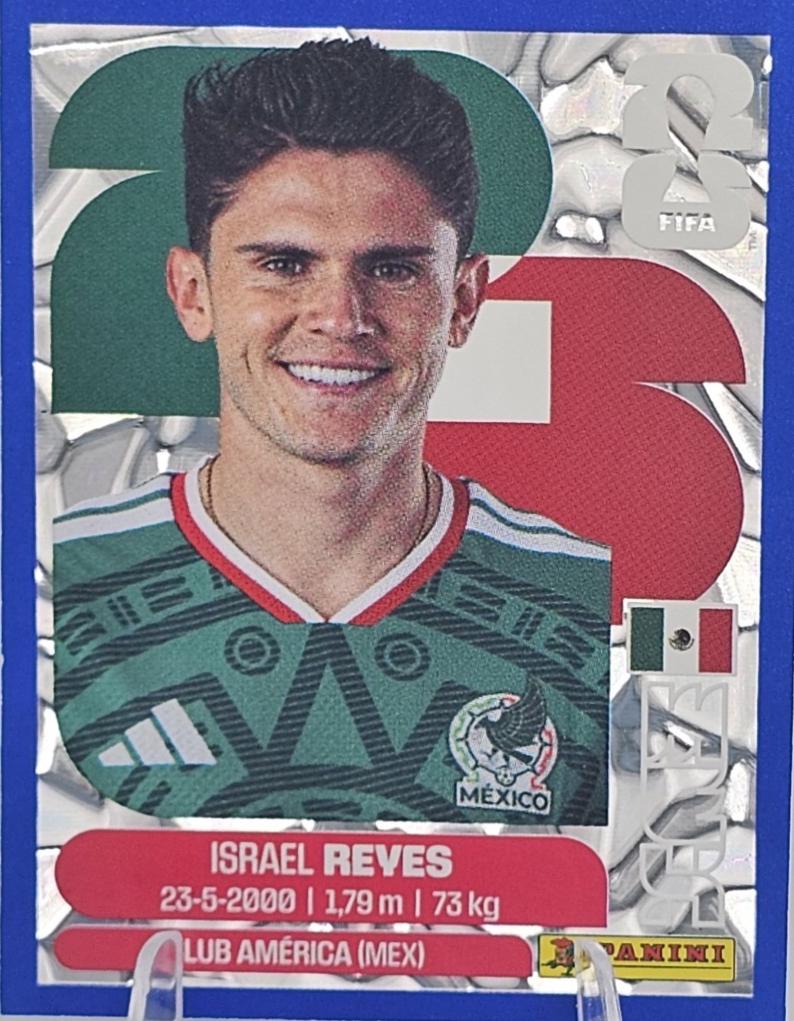 Israel Reyes [Blue Crumple] #MEX7