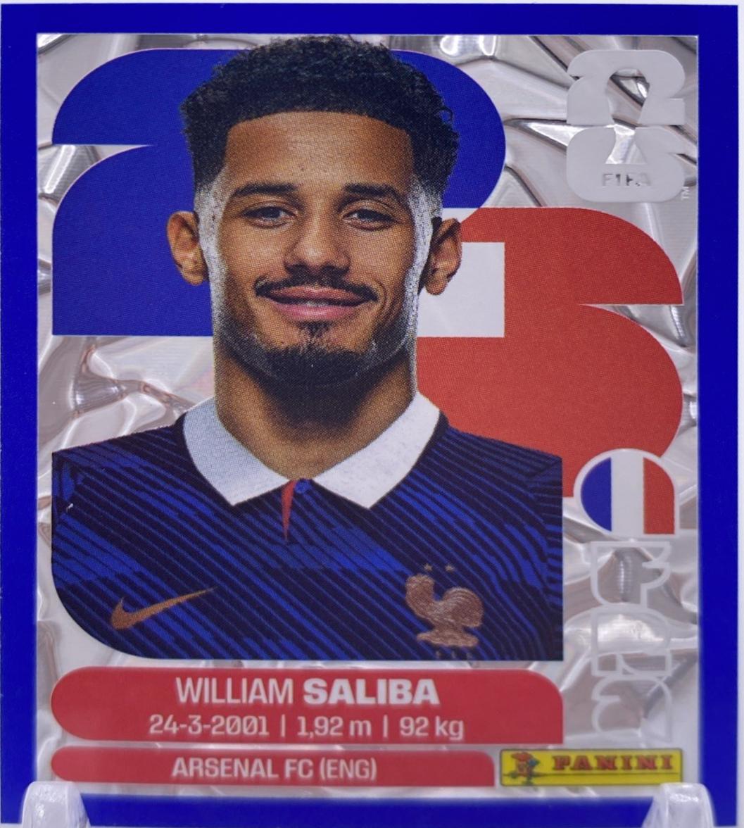 William Saliba [Blue Crumple] #FRA4