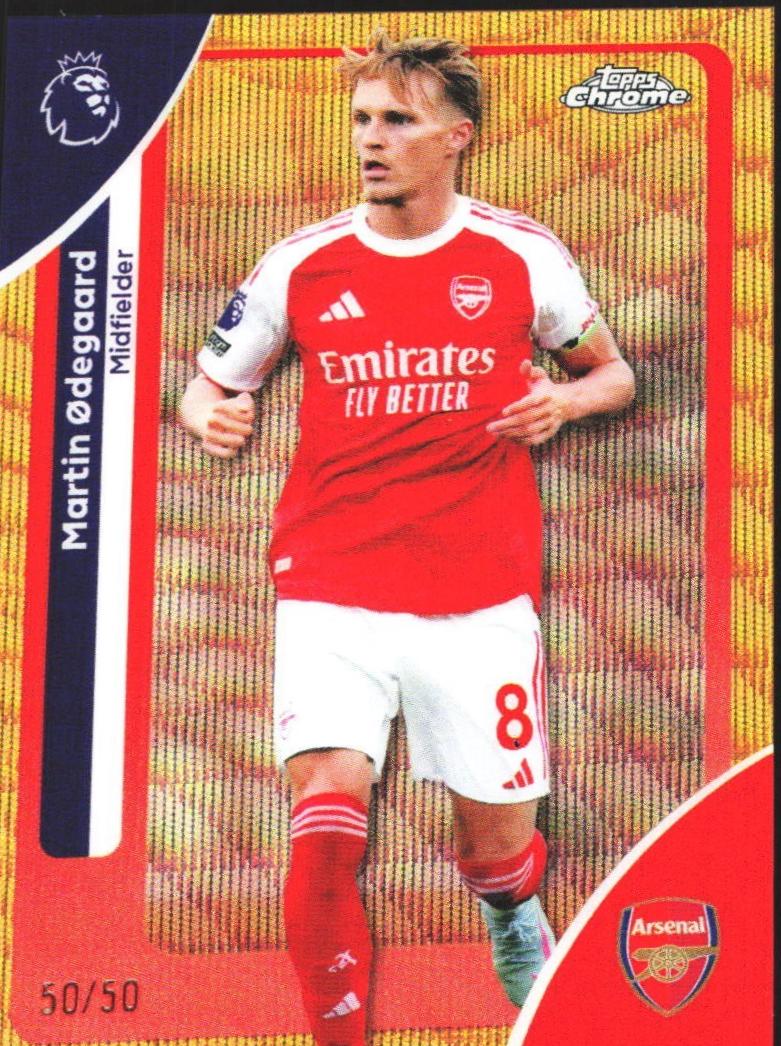 Martin Odegaard [Gold Wave Refractor] #12