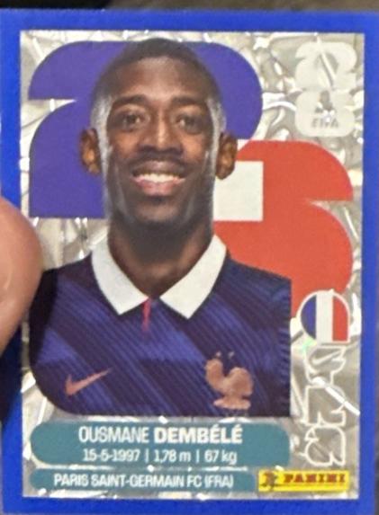 Ousmane Dembele [Blue Crumple] #FRA15