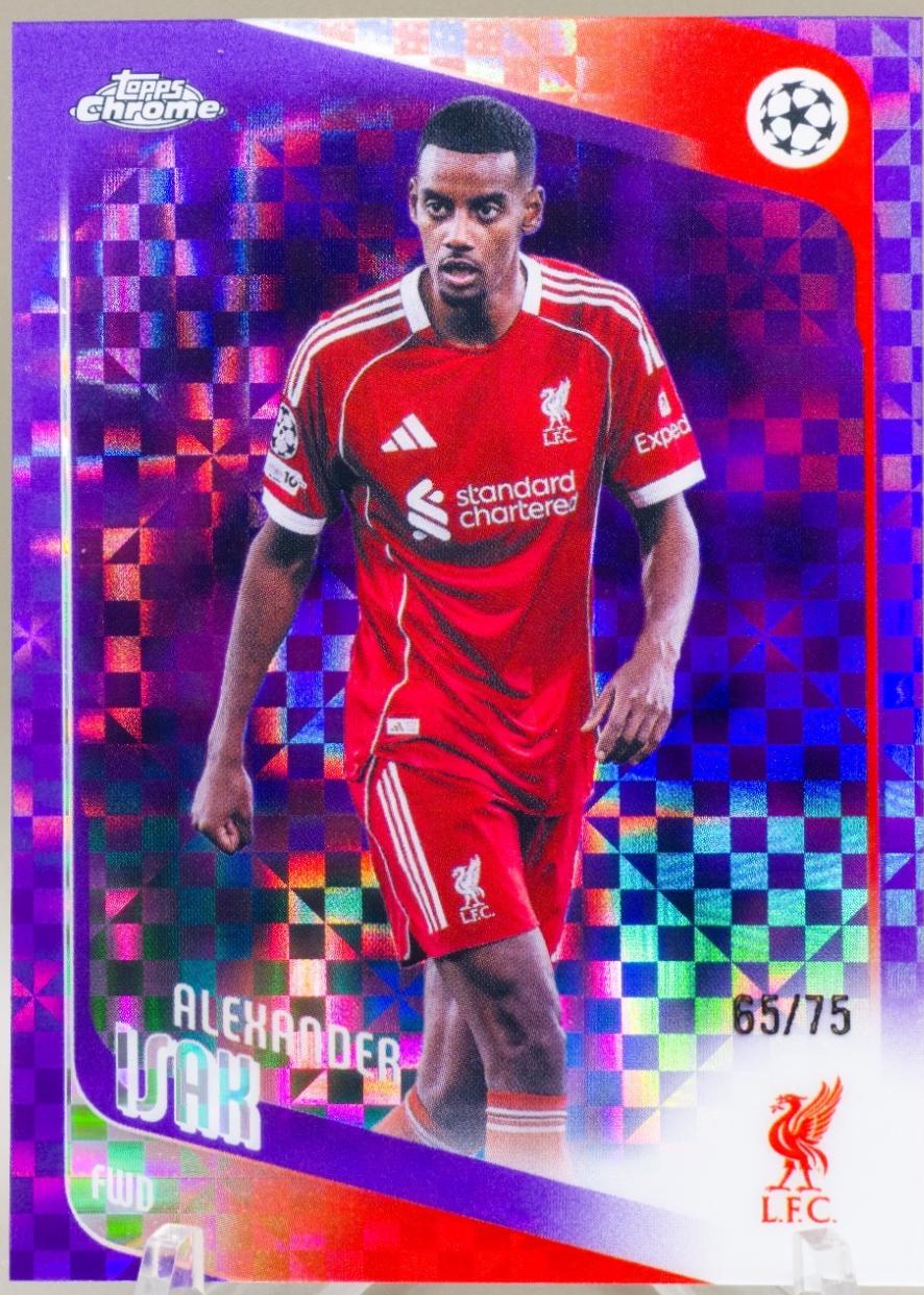 Alexander Isak [Purple X-Fractor] #116
