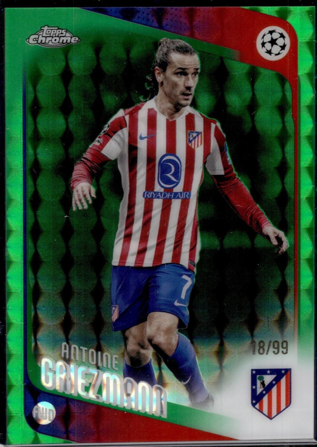 Antoine Griezmann [Green Geometric Refractor] #82