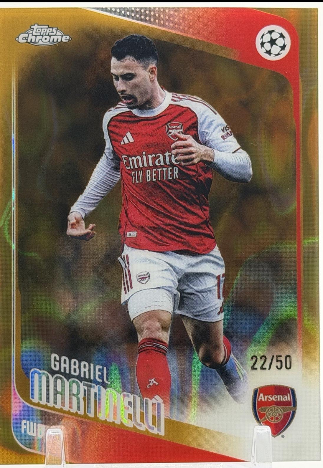 Gabriel Martinelli [Gold Lava Refractor] #19