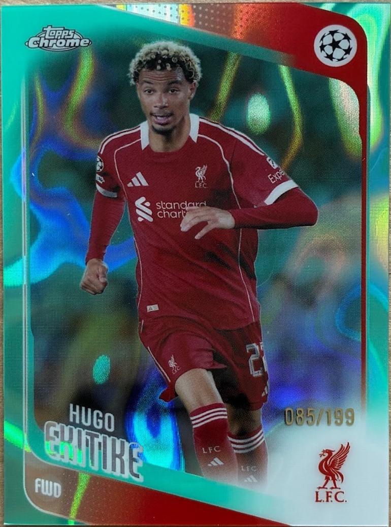 Hugo Ekitike [Aqua Refractor] #176