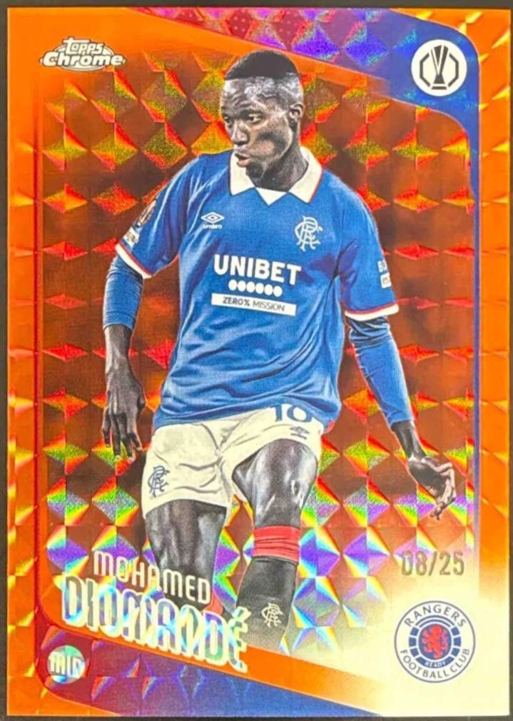 Mohamed Diomande [Orange Geometric Refractor] #45