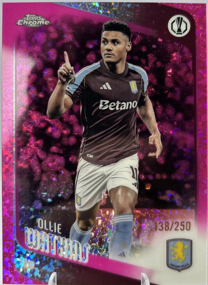 Ollie Watkins [Pink X-Fractor] #124