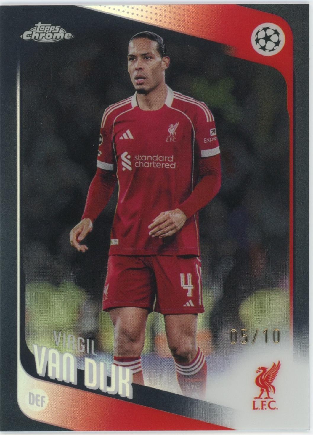 Virgil van Dijk [Black Refractor] #79