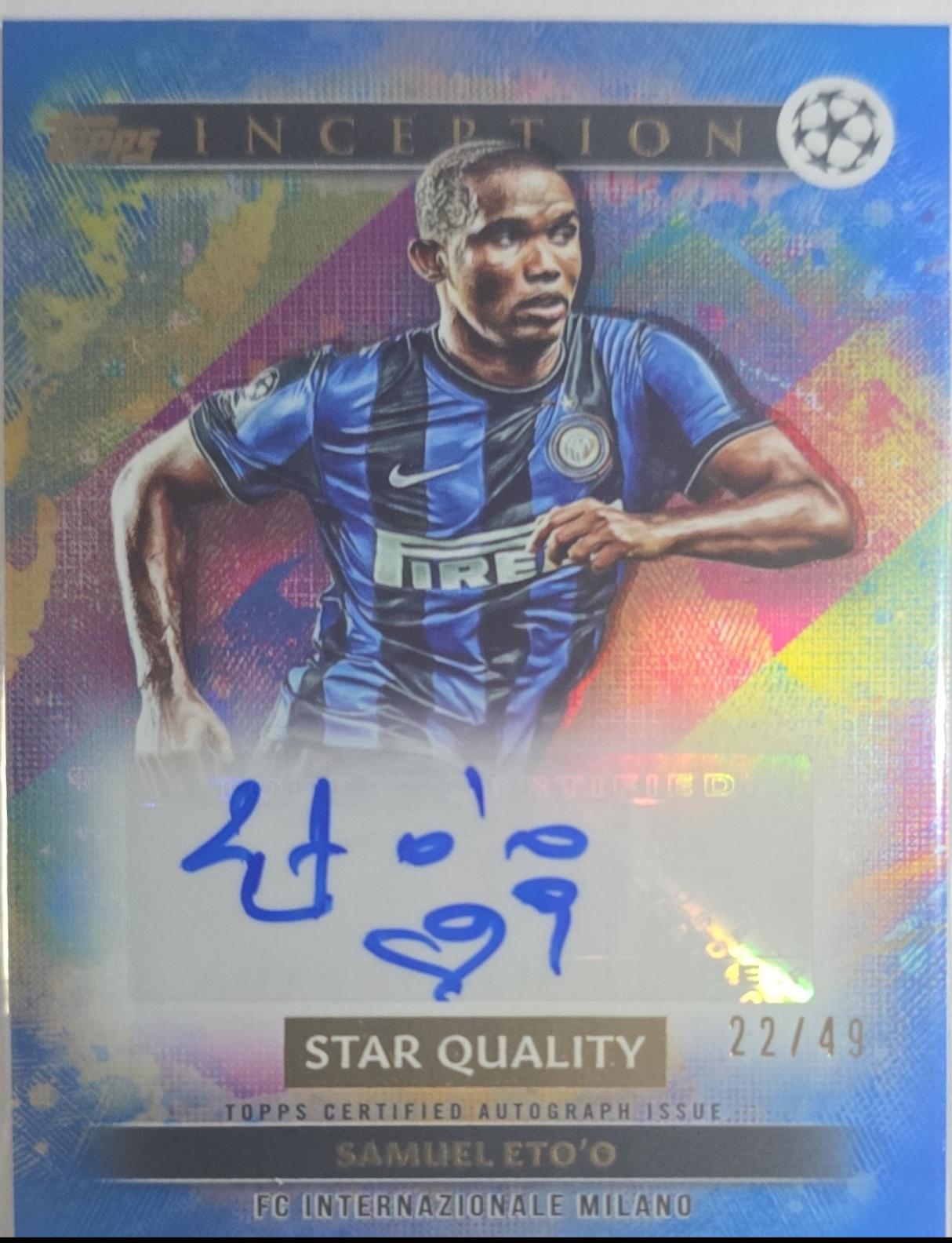 Samuel Eto'o [Blue] #SQA-SE