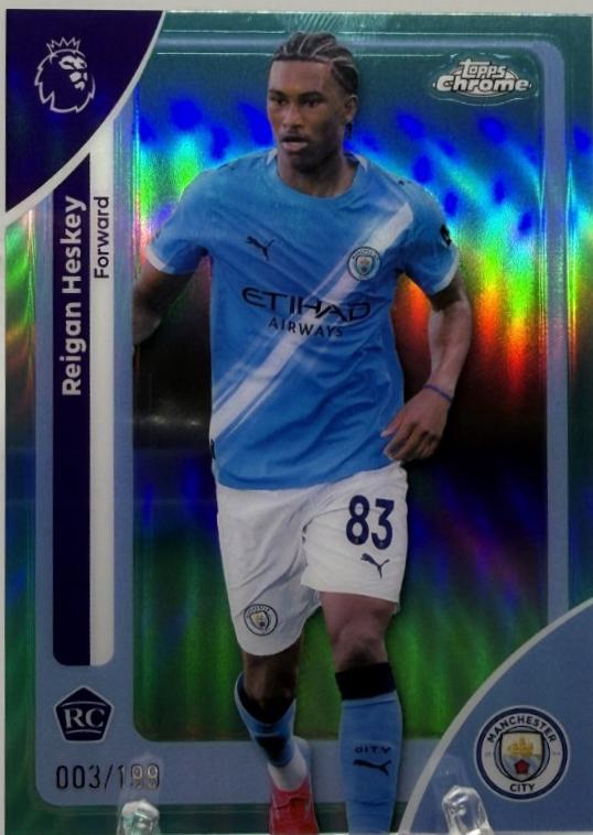 Reigan Heskey [Aqua Refractor] #129