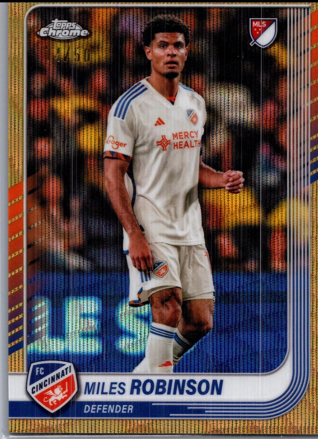 Miles Robinson [Gold Wave Refractor] #173