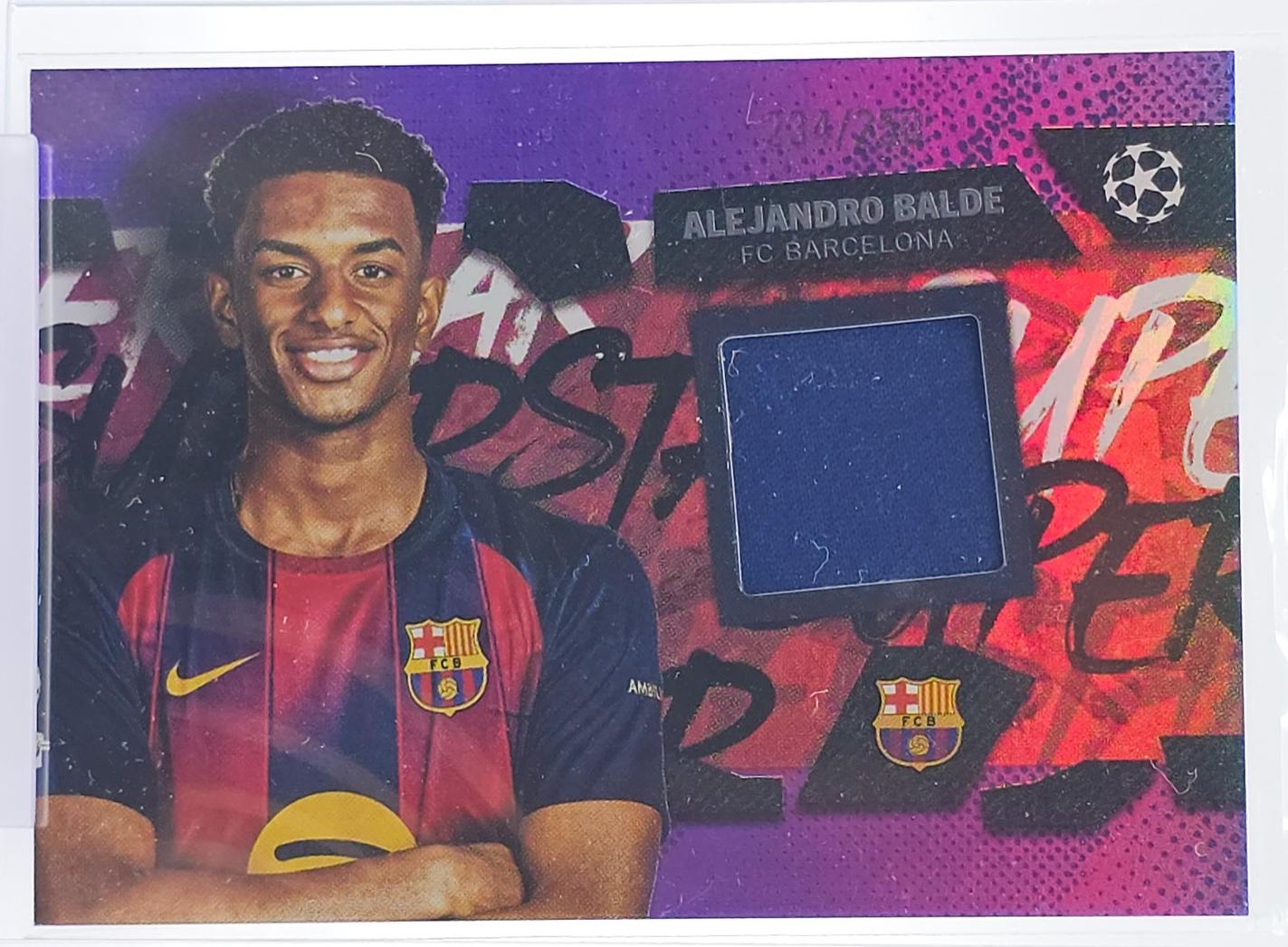 Alejandro Balde [Purple] #TSR-AB