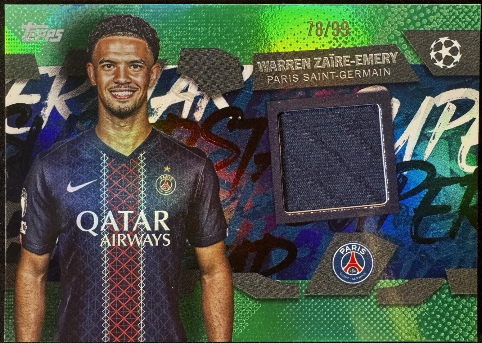 Warren Zaire-Emery [Green] #TSR-WZE