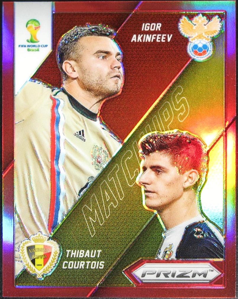 Igor Akinfeev / Thibaut Courtois [Red Prizm] #18