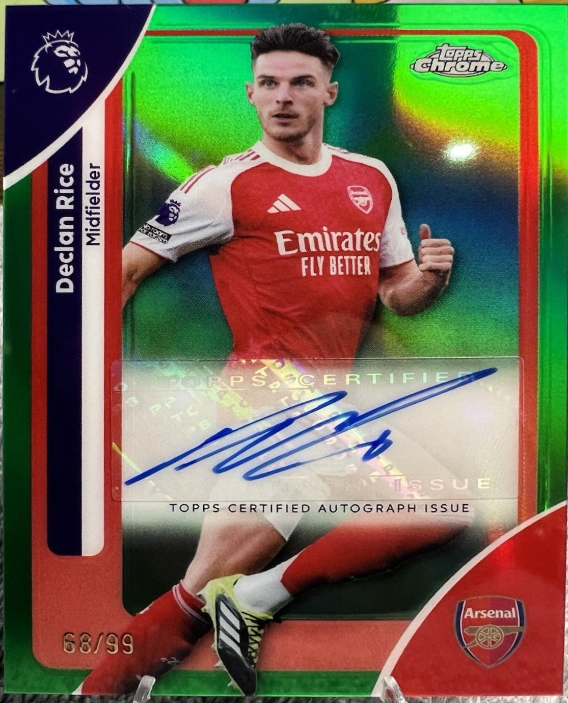 Declan Rice [Green Refractor] #CA-DR