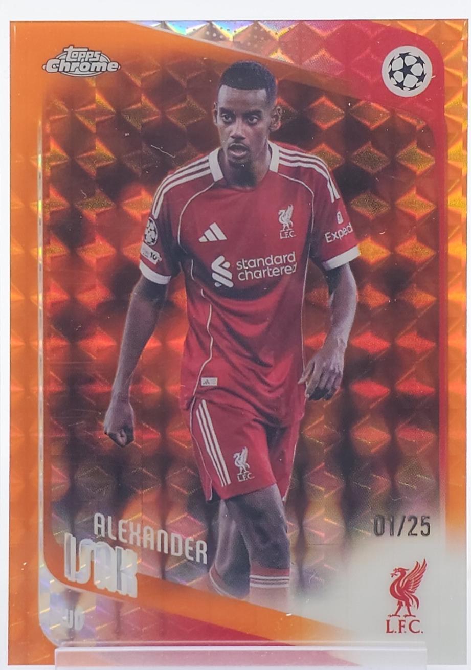 Alexander Isak [Orange Geometric Refractor] #116