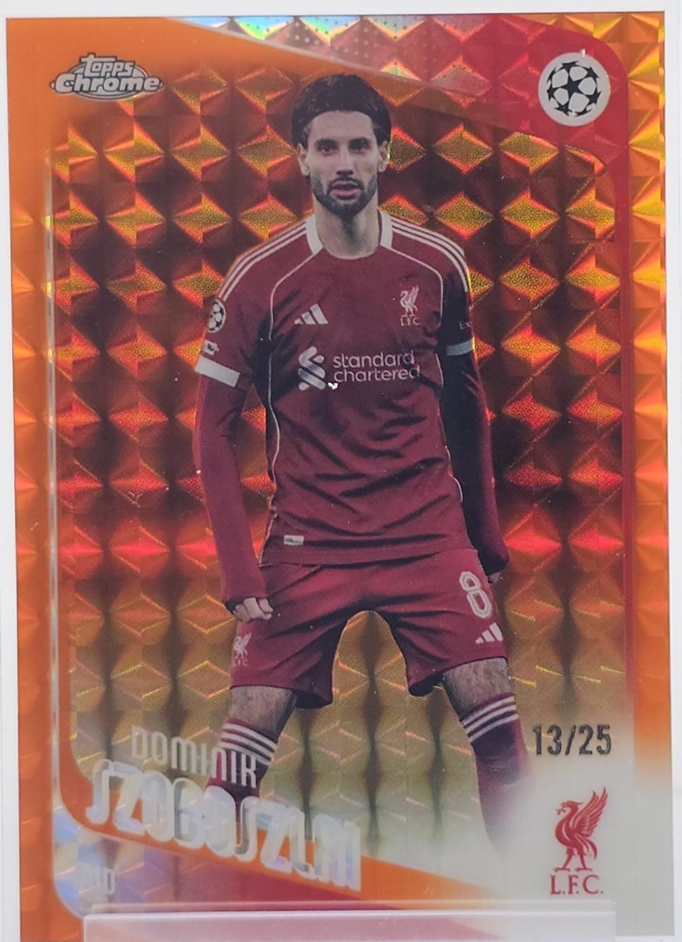 Dominik Szoboszlai [Orange Geometric Refractor] #78