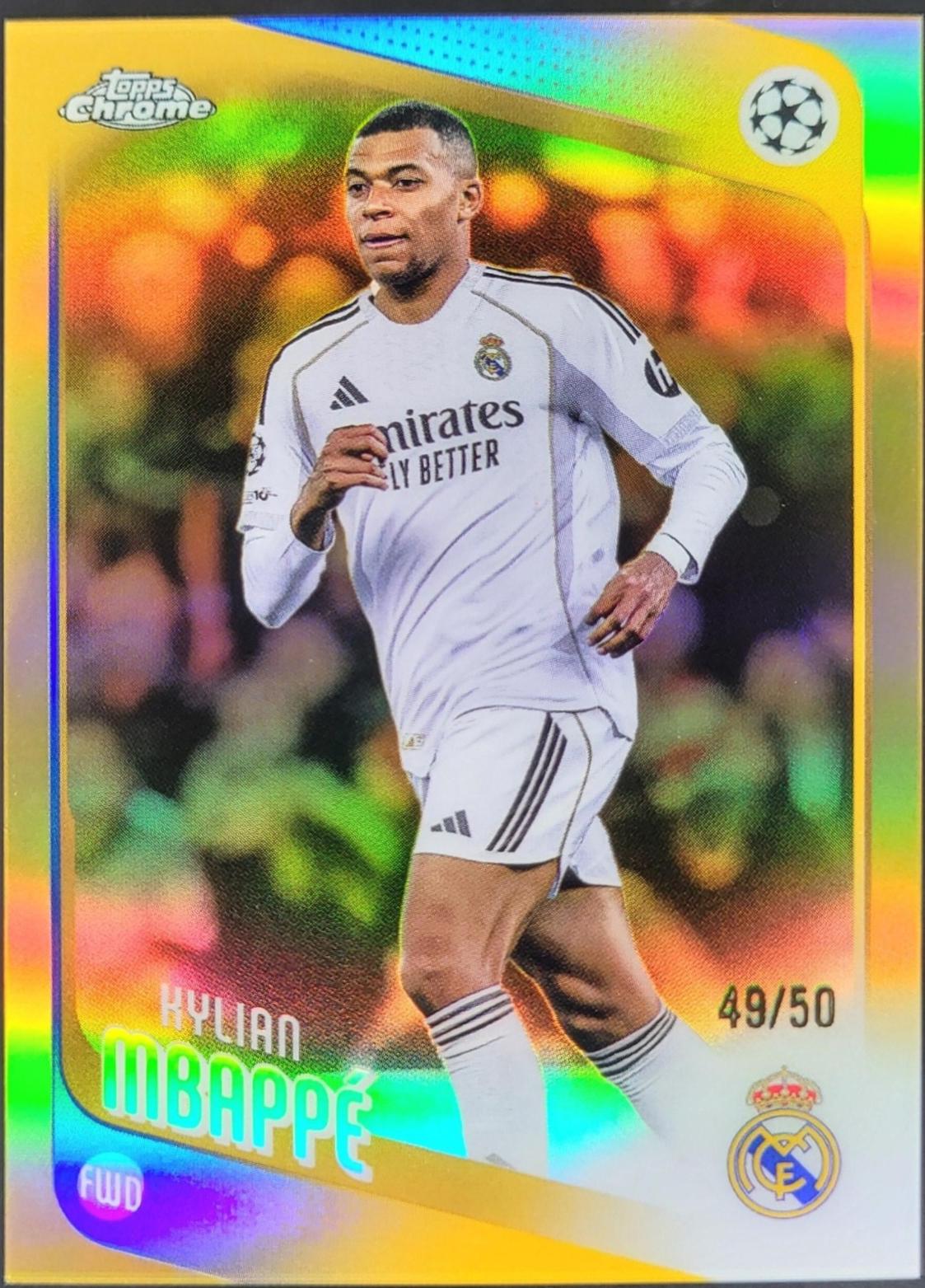 Kylian Mbappe [Gold Refractor] #112