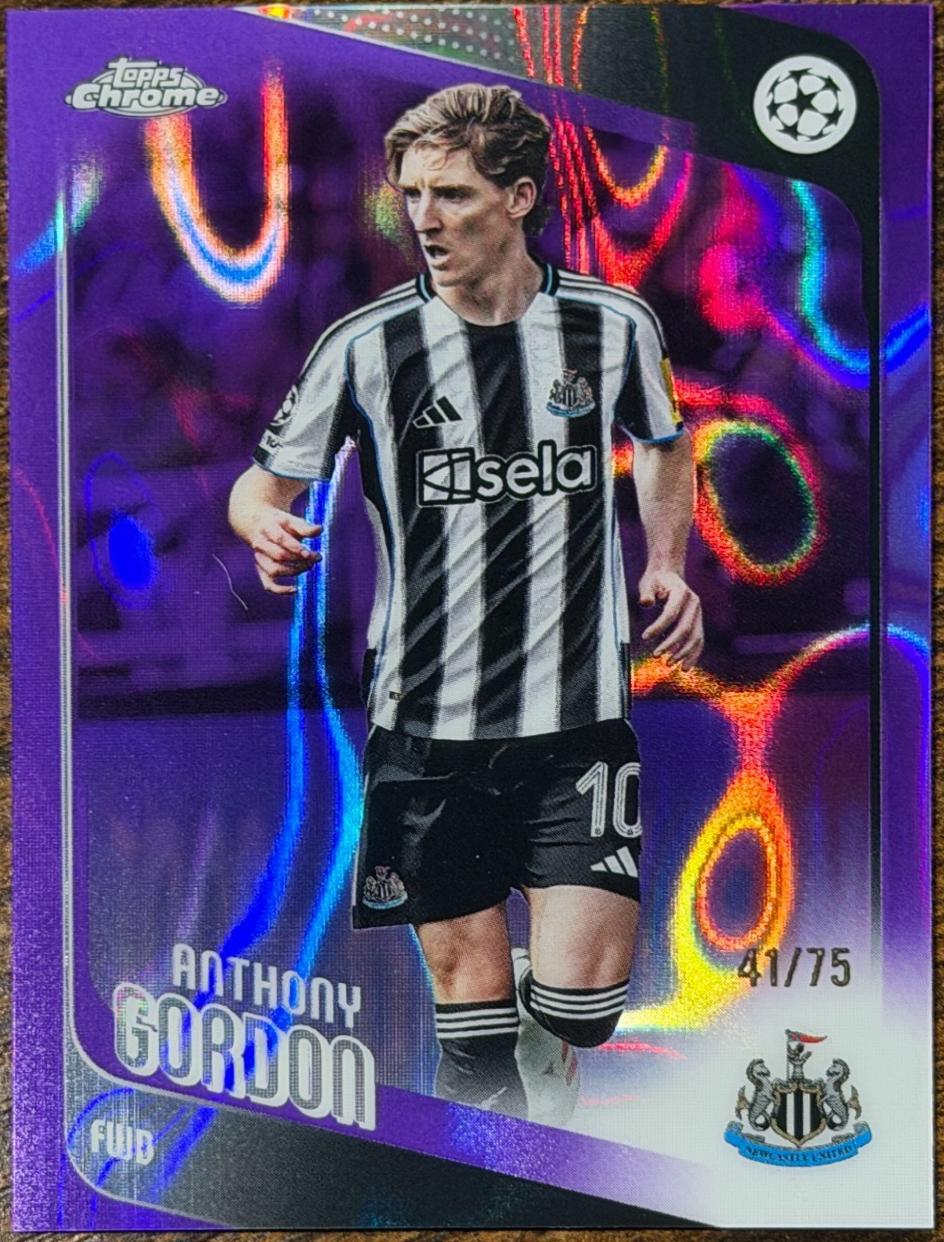 Anthony Gordon [Purple Lava Refractor] #159