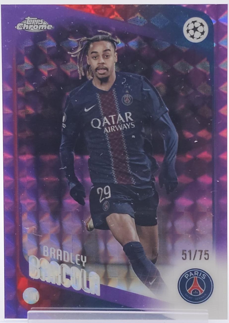 Bradley Barcola [Purple Geometric Refractor] #63