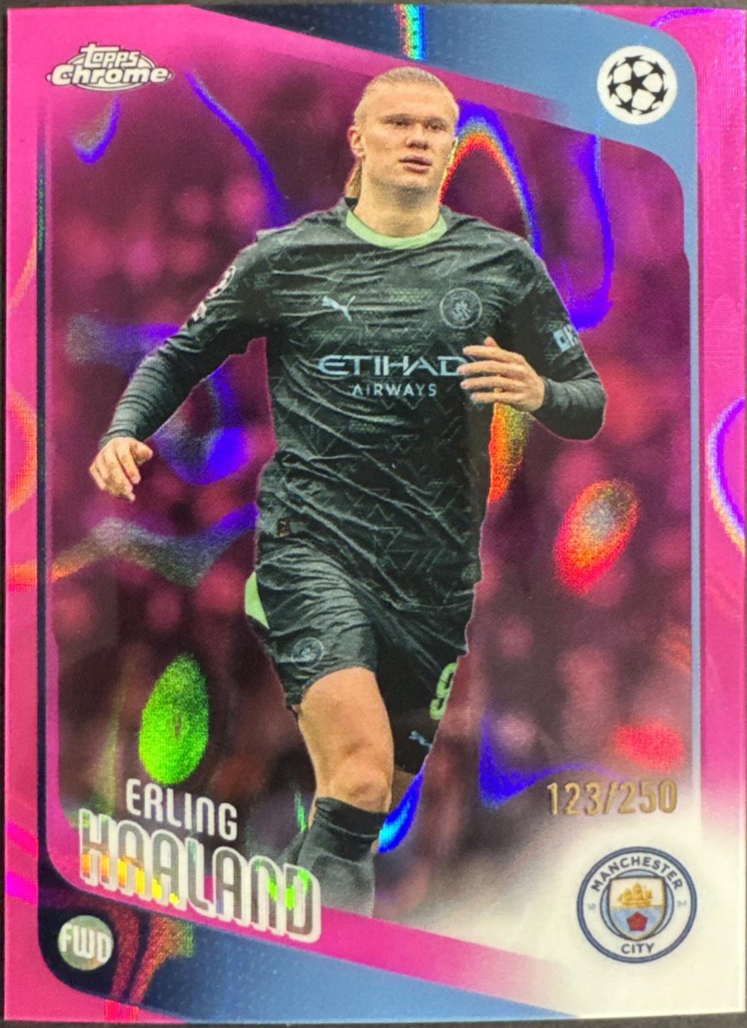 Erling Haaland [Pink Lava Refractor] #181