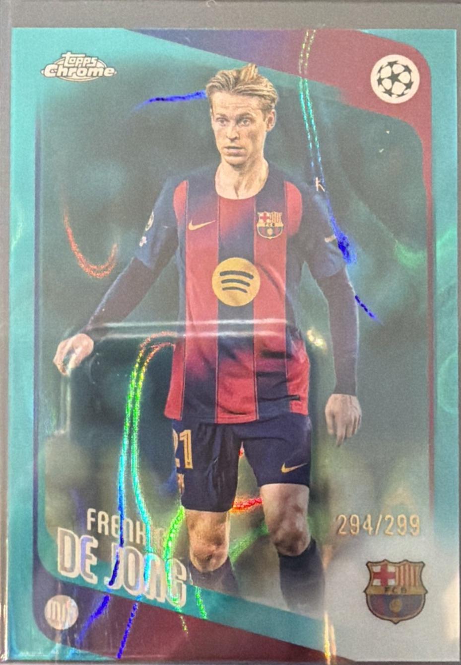 Frenkie de Jong [Aqua Lava Refractor] #135