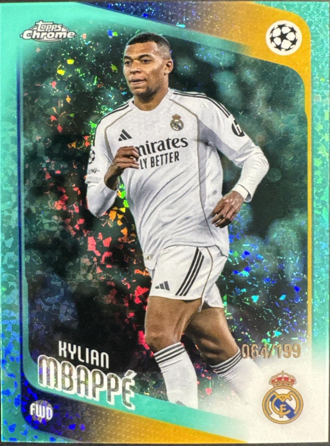 Kylian Mbappe [Aqua Mini-Diamonds] #112