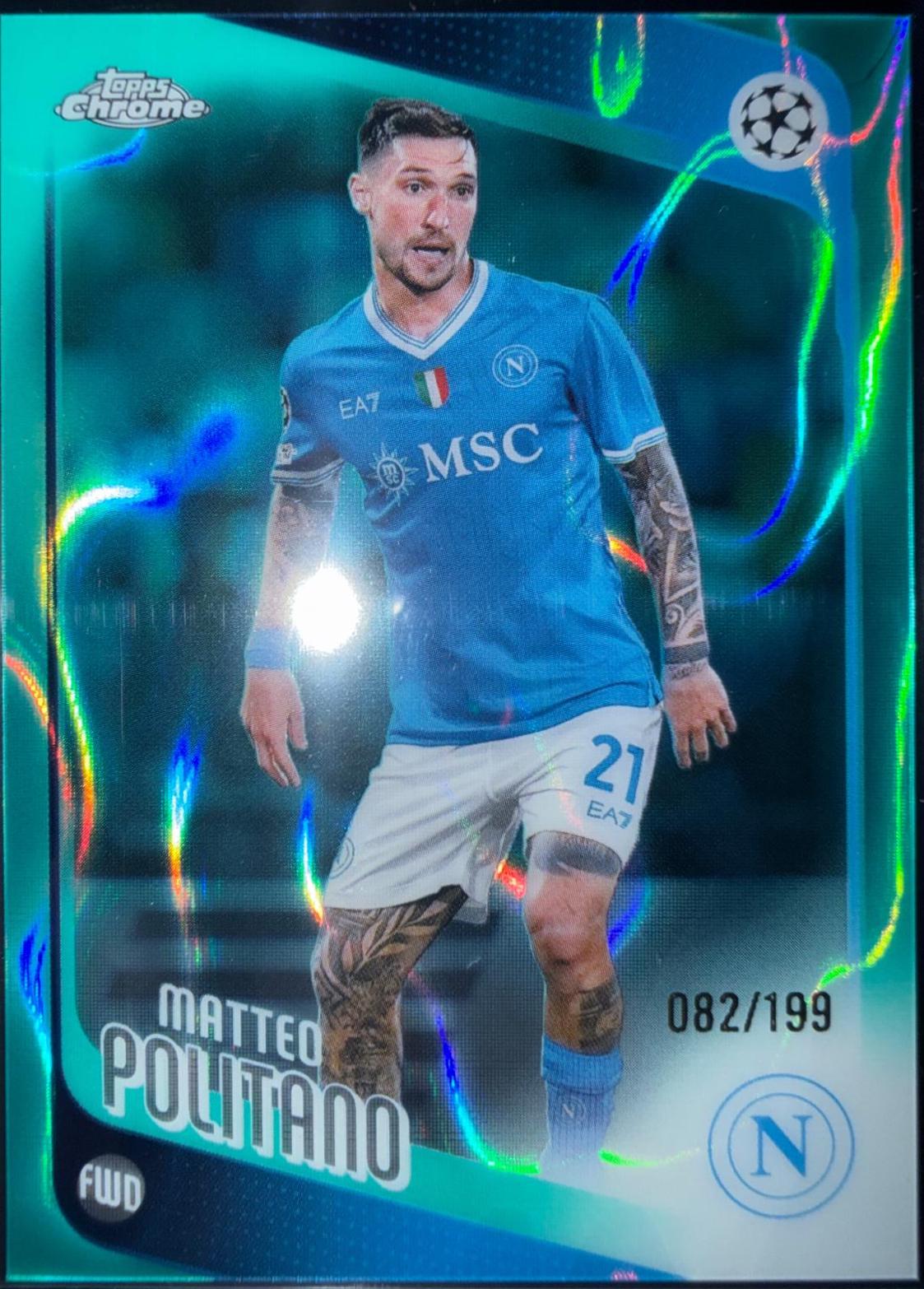 Matteo Politano [Aqua Lava Refractor] #7