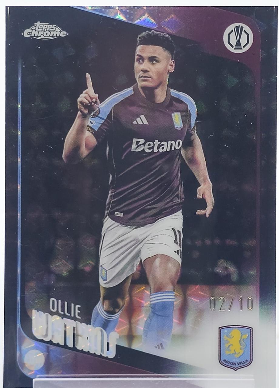 Ollie Watkins [Black Geometric Refractor] #124