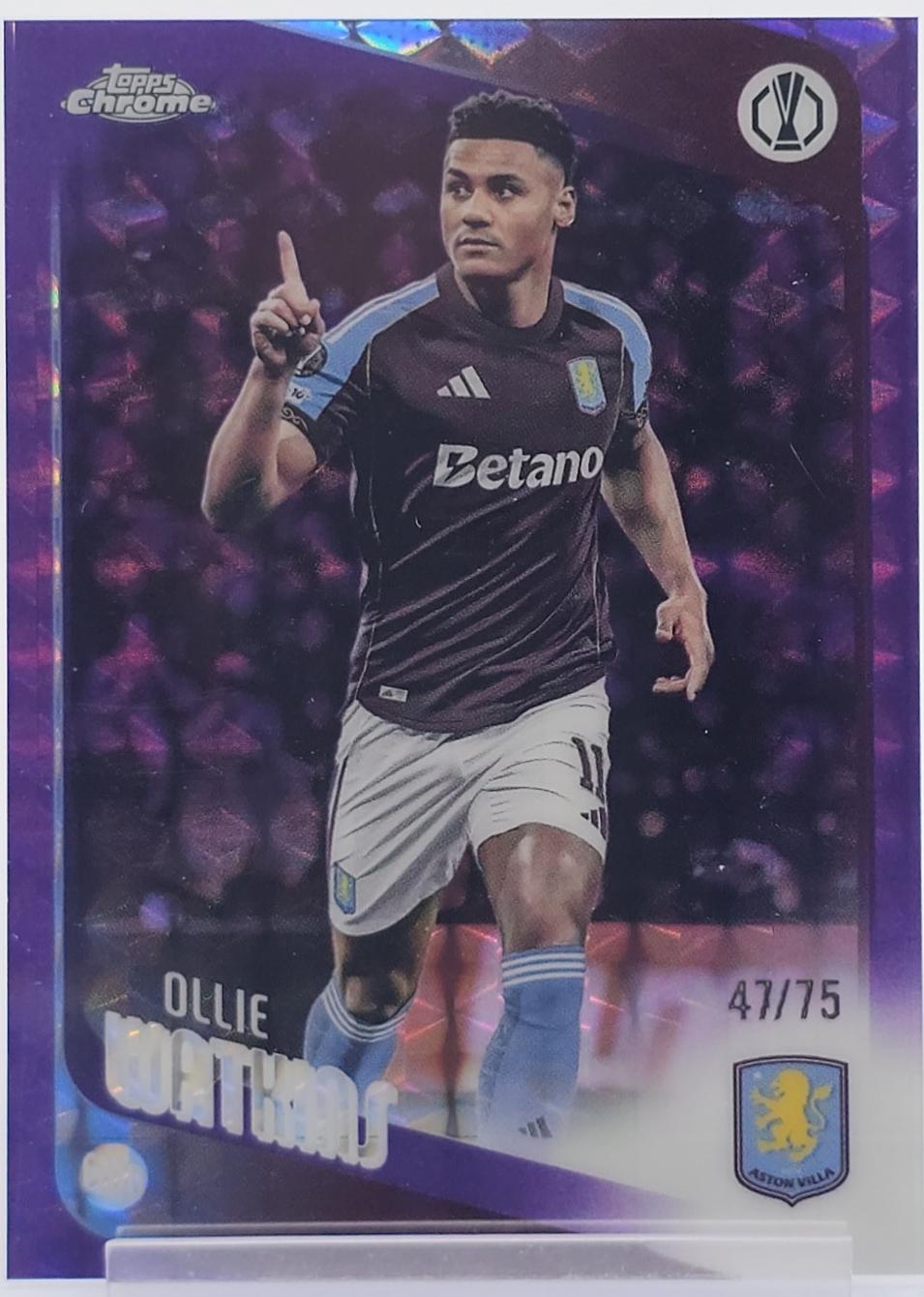 Ollie Watkins [Purple Geometric Refractor] #124